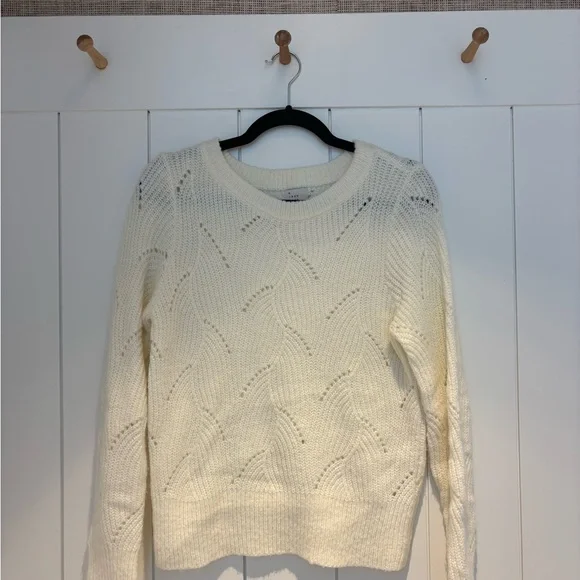 a new day Sweaters A New Day Cream Crew Neck Sweater Poshmark